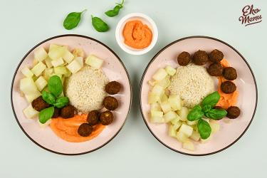 Falafelballetjes met raapjes